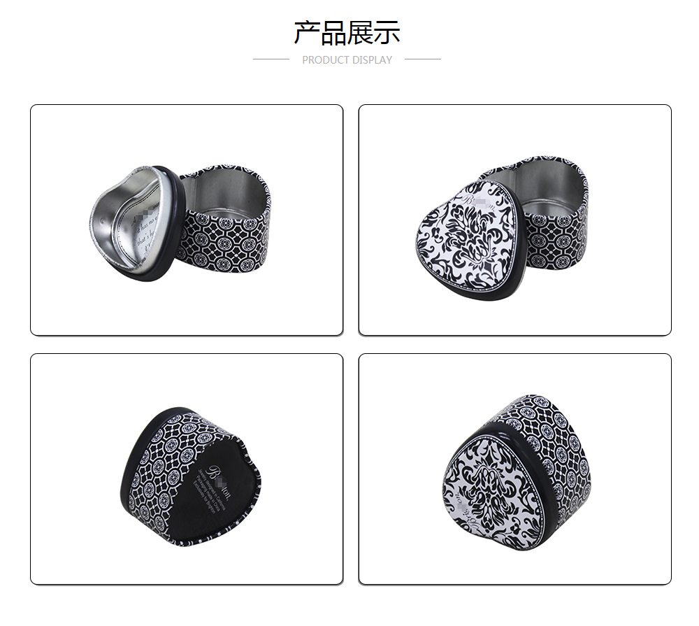 52x55x40心形小鐵盒